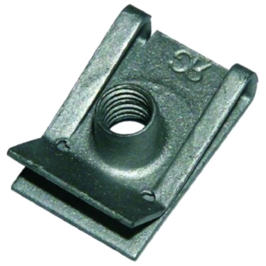 Blechmutter M6 galvanisch verzinkt, Packung mit 25 Stück