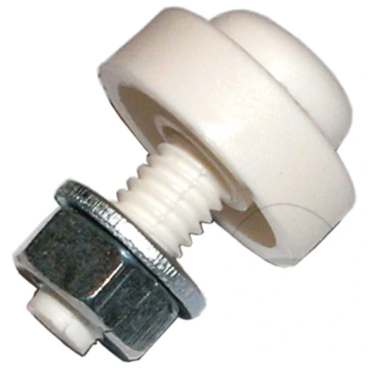 Nummernschildschrauben Set Kunststoff Weiß 100 Stück