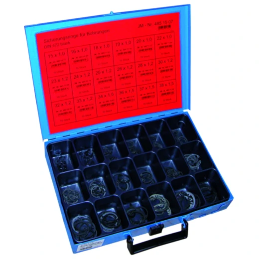 Sicherungsring-Sortiment 472, 180-teilig, für Motorräder