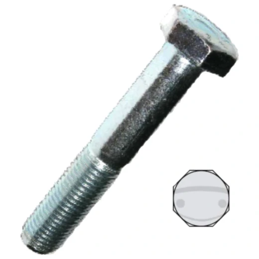 Schraube M10x50 Sechskantschraube verzinkt für Motorräder
