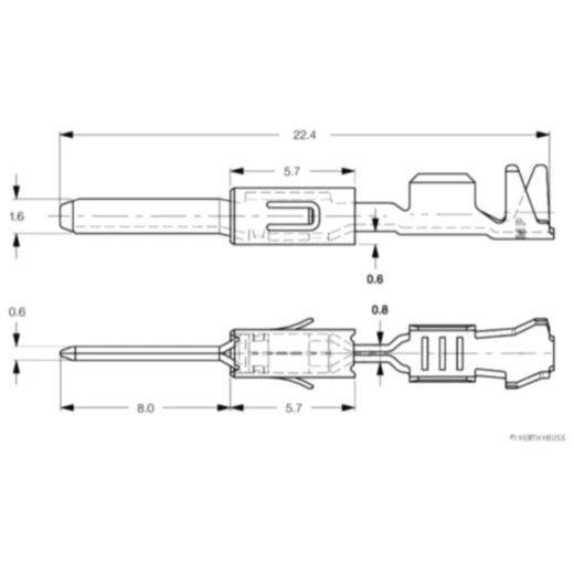 Flachstecker 1.6mm für 0.5-1.0 mm²_0
