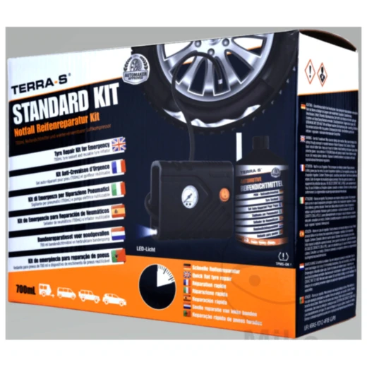 Reifenpannen Kit 700 ml Standard für PKW, SUV und Caravan