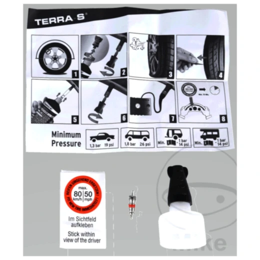 Reifenpannen Kit 700 ml Standard für PKW, SUV und Caravan_1