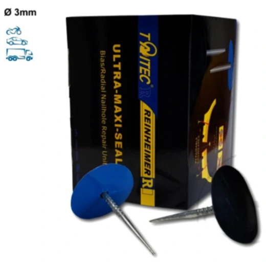 Reifenreparaturstifte 3 mm Metallhülse, 24 Stück