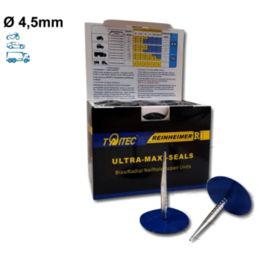 Reifenreparaturstifte mit Metallhülse, 24 Stück