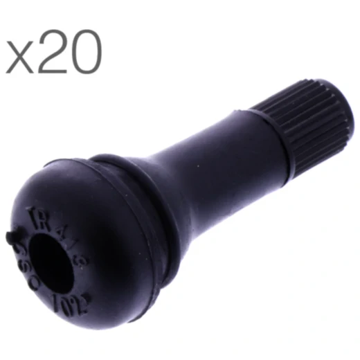 Gummiventil TR413 11.3 mm für Pkw-Reifen Packung 20 Stück