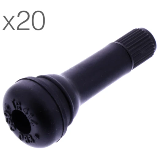 Gummiventil TR414 11,3 mm für Pkw-Reifen, Packung 20 Stück