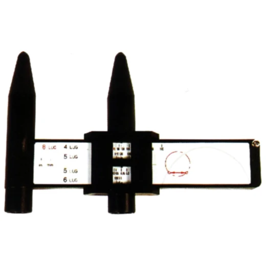 Lochkreismesser für Felgen 4-8 Loch