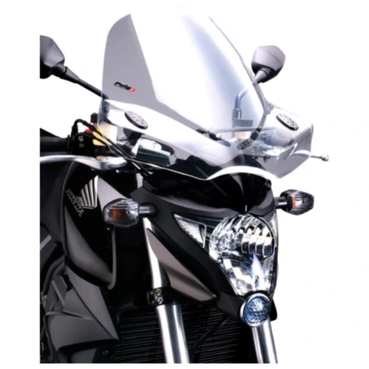 Touringscheibe 2 Puig transparent passend für: Kawasaki Z, W, ER - 6N, Honda CB, CBF