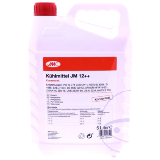 Kühlmittel JM 12++ 5L JMC mit Frostschutz