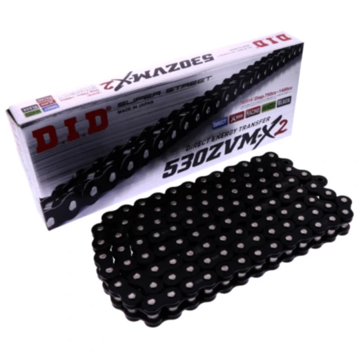 DID X - Ringkette B&B 530ZVMX2/112 Kette offen mit Nietschloss passend für: Kawasaki ZZR, GPZ, ZX - 9R