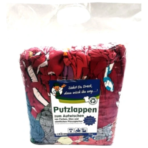 Bunte Putzlappen aus Baumwolle 2.5 kg