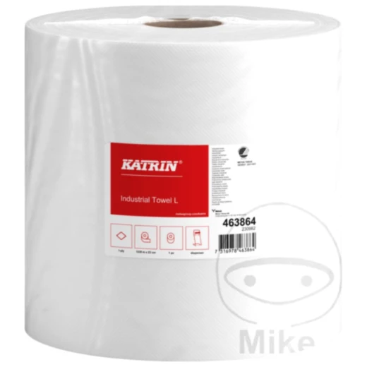 Werkstatt Putzpapierrolle groß 1230M 23CM Weiß