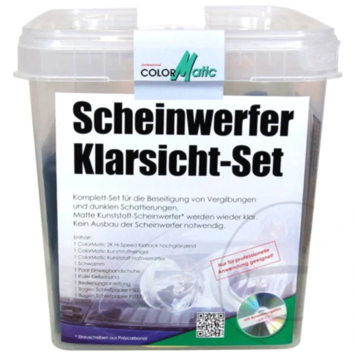 Scheinwerfer Klarsicht-Set für Kunststoffscheinwerfer