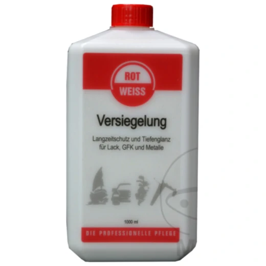 Lackversiegelung für Motorräder 1000 ml Rot-Weiss