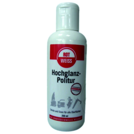 Hochglanz-Politur 250 ml Rot-Weiss silikonfrei für Motorräder