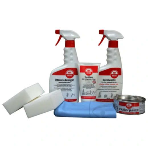 Auto Pflege Set Rot-Weiss