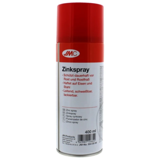 JMC Zinkspray 400 ml - Rostschutzspray für Eisen und Stahl