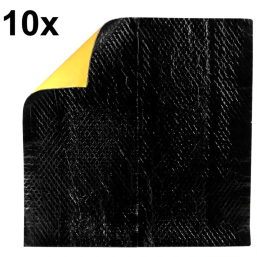 Schalldämpfmatten 50x50 cm für Motorräder