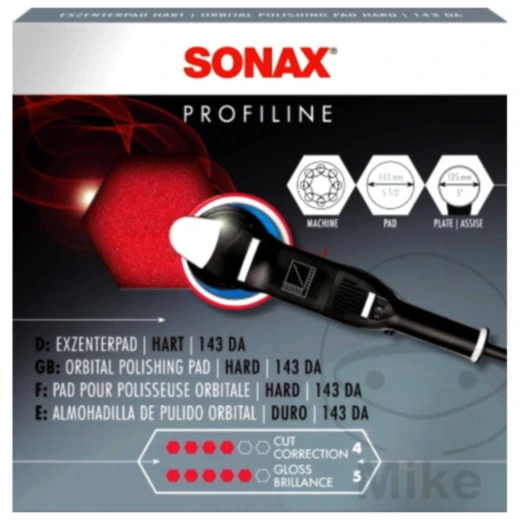 Exzenterpad hart 143MM für Fahrzeuglacke_0