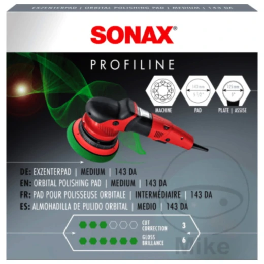 Exzenterpad Sonax 143MM medium für Poliermaschinen_0