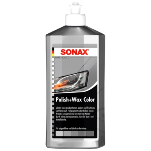 Politur & Wachs Farbe 500 ml NANO SILBER/GRAU