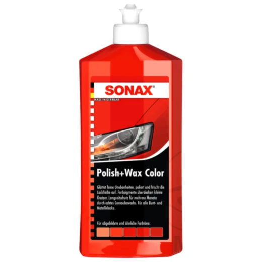 SONAX Polish & Wax Color 500 ml in rot