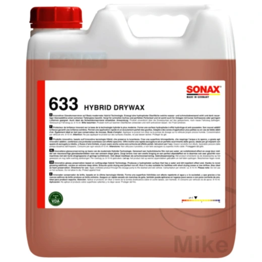 Sonax Hybrid DryWax 10 Liter Konservierer für Motorräder
