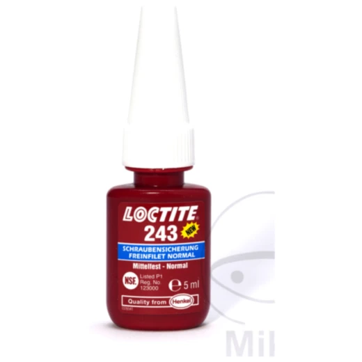 Loctite 243 Schraubensicherung mittelfest 5 ml für Motorräder