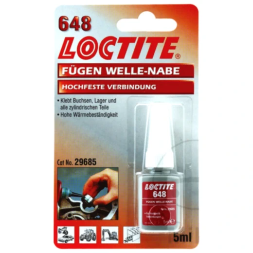 Buchsenlagerklebstoff für hochfeste Verbindungen 5 ml Loctite 648