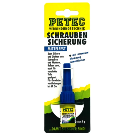 PETEC mittelfeste Schraubensicherung 5 g