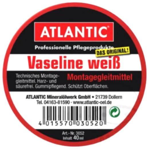Vaseline weiß 40g für Motorradteile