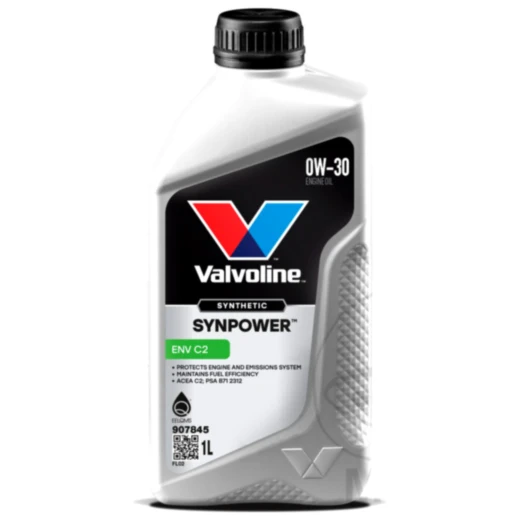 Valvoline SynPower™ ENV C2 Motoröl 0W30 1L für Peugeot-Citroën