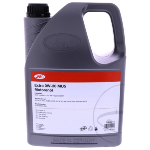 Motoröl 0W30 MU5 5 Liter JMC extra Alternative: 5580543 passend für: Vespa GTS