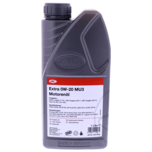 JMC Motorenöl 0W-20 MU3 - Extra für BMW, Opel