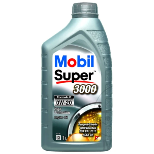 Motoröl 0W20 1L Mobil Super 3000 FORMULA P für Peugeot/Citroën