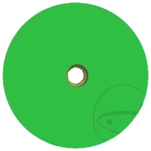 Polierscheibe 150 mm grün Quick Connect