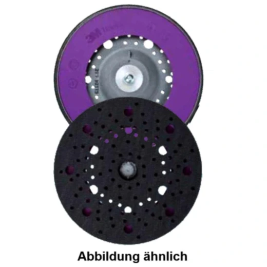 Stützteller Klett 150 mm 3M SPIRAL Multihole M8 Soft für Motorräder