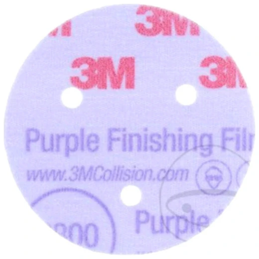 3M™ Hookit™ Purple Schleifscheibe K1500 75 mm für feinen Schleifarbeiten