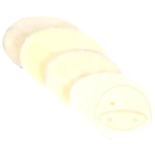 Polierpad 130 mm 2 Stück mit Polierfell medium weiß für Exzenterpoliermaschine