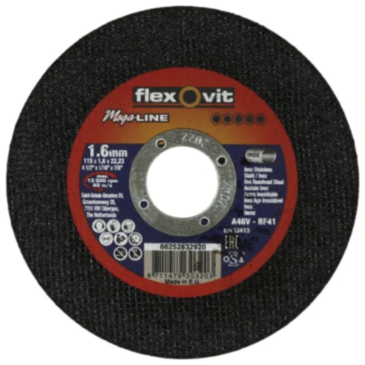 Flexovit MEGALINE Trennscheibe 115x1.6 für Metall