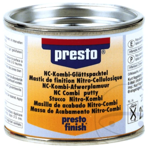 Glättspachtel grau 250G PRE Finish für Motorräder