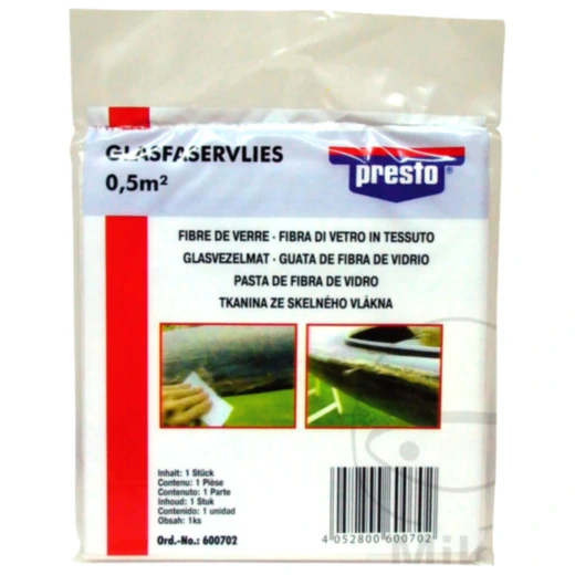 Glasfasermaterial 100x100 cm für Presto