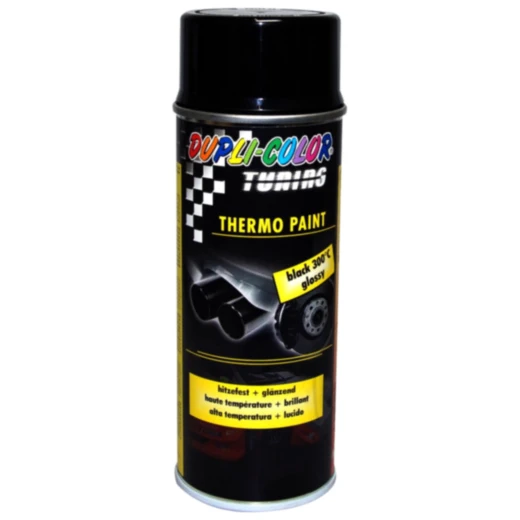 Thermo-Lack Spray schwarz glänzend 400ml für Motorräder