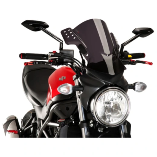 Scheibe Rafale Puig dunkel passend für: Kawasaki Z, W, ER - 6N,