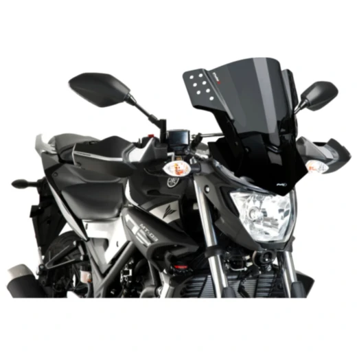 Scheibe Rafale Puig dunkel passend für: Kawasaki Z, W, ER - 6N,