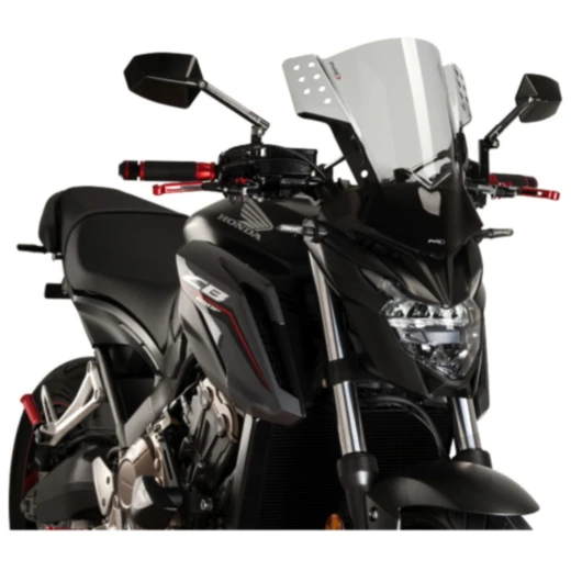 Scheibe Rafale Puig rauchgrau passend für: Kawasaki Z, W, ER -