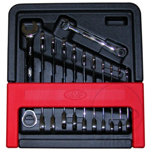 JMP 12-teiliges Ratschenringschlüssel Set ohne Umschaltung