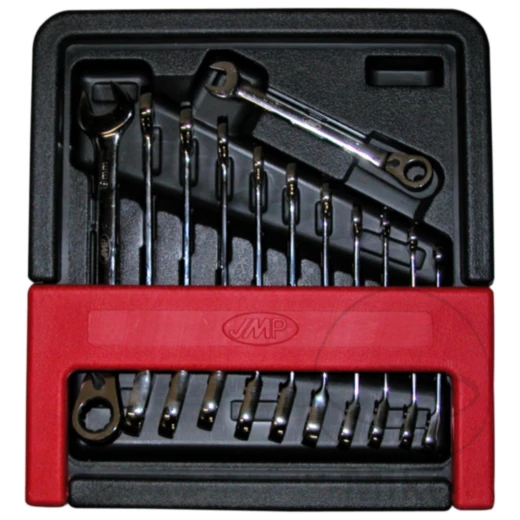 JMP Ratschenringschlüssel Satz 12-teilig mit Umschaltung