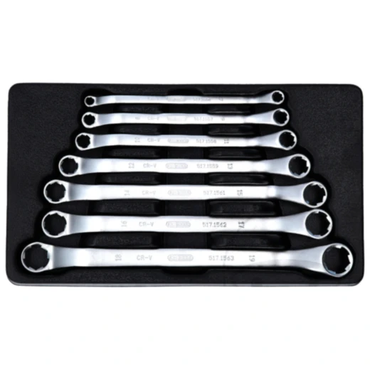 Doppelringschlüssel Satz Spezial 7-teilig 6-19 mm gekröpft_1